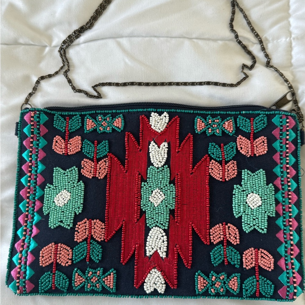 STEVEN by Steve Madden beaded clutch